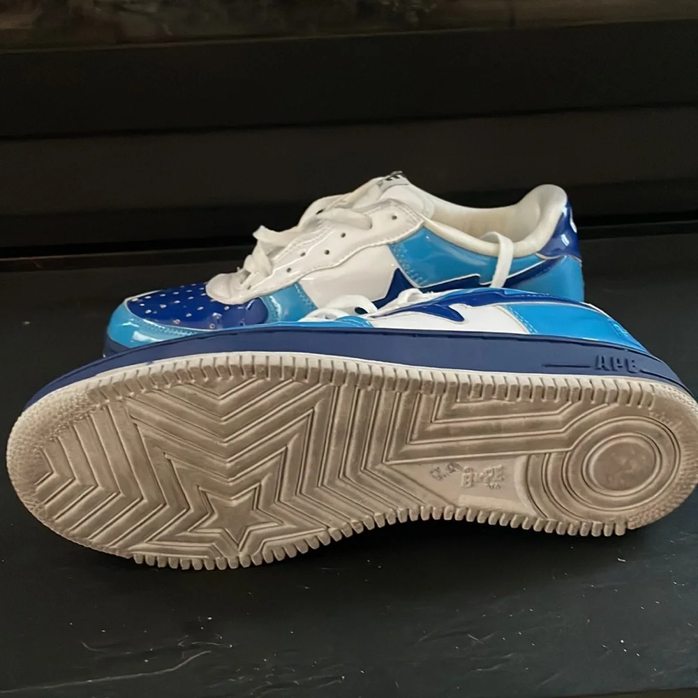 A Bathing Ape Bape Sta Navy FS-001 Sneaker DS Size 13 Used excellent condition - Picture 5 of 14